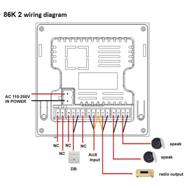 پنل موسیقی SOS مدل JX86K - Image 3