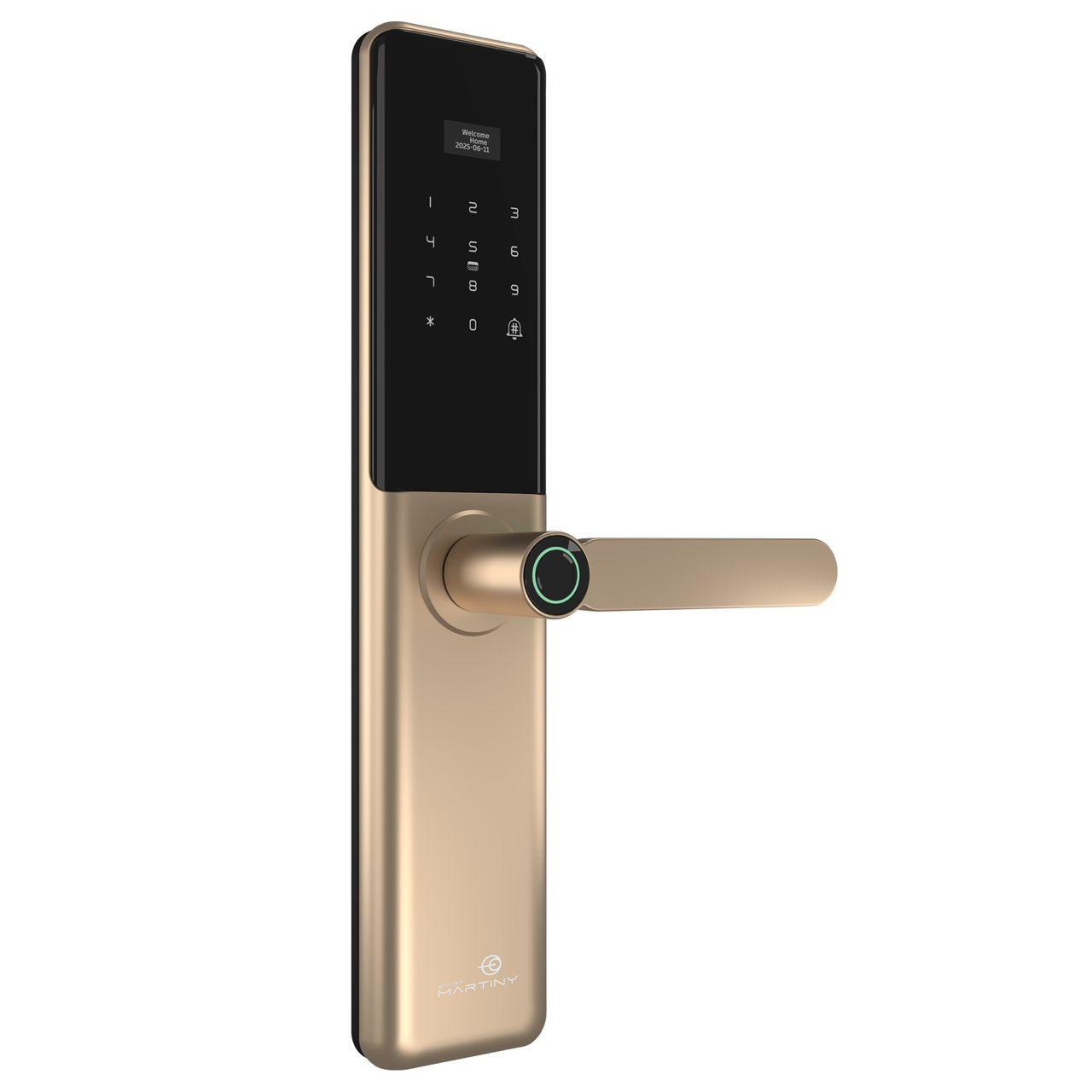 دستگیره هوشمند smart martiny نیمه اتومات مدل -5X BLAC - Image 2